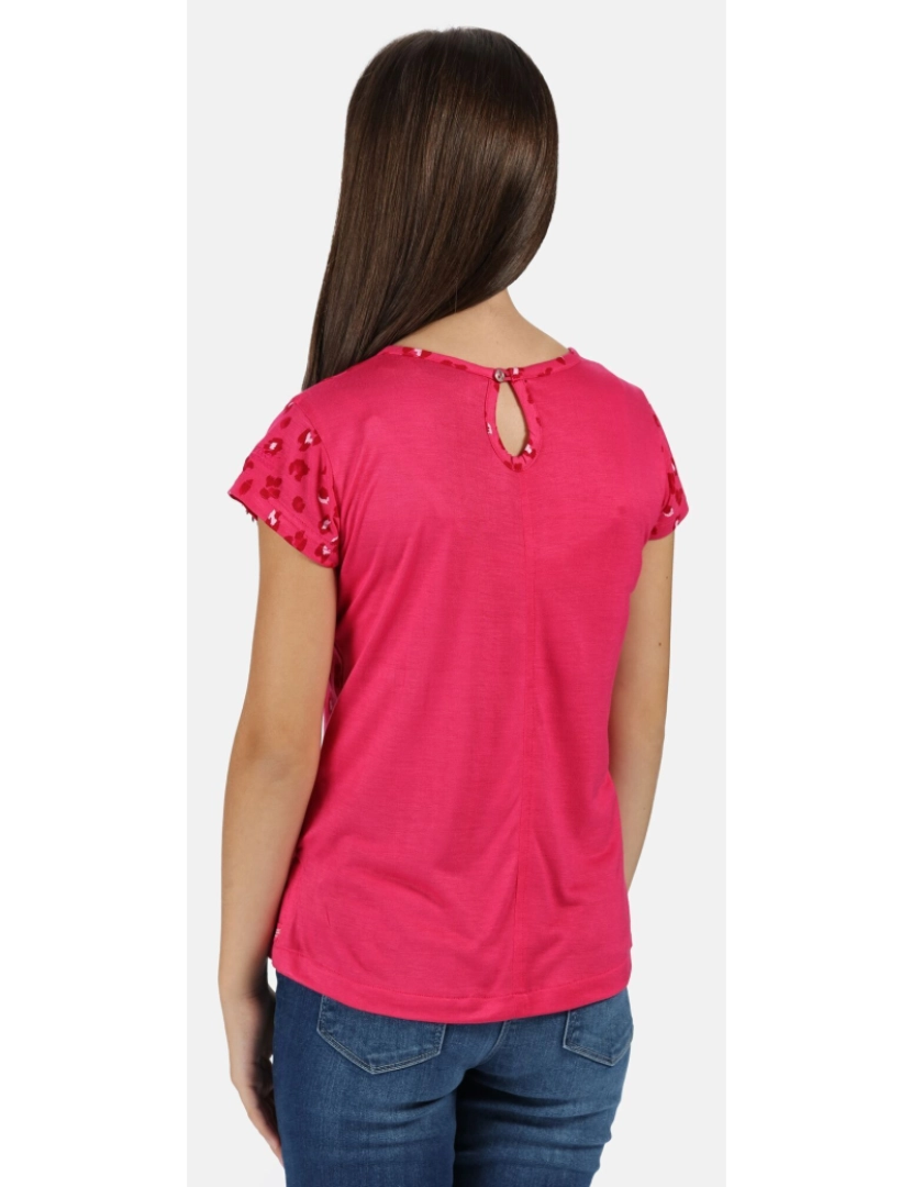 imagem de Regatta Girls Charabee Animal Print Lightweight T-shirt4