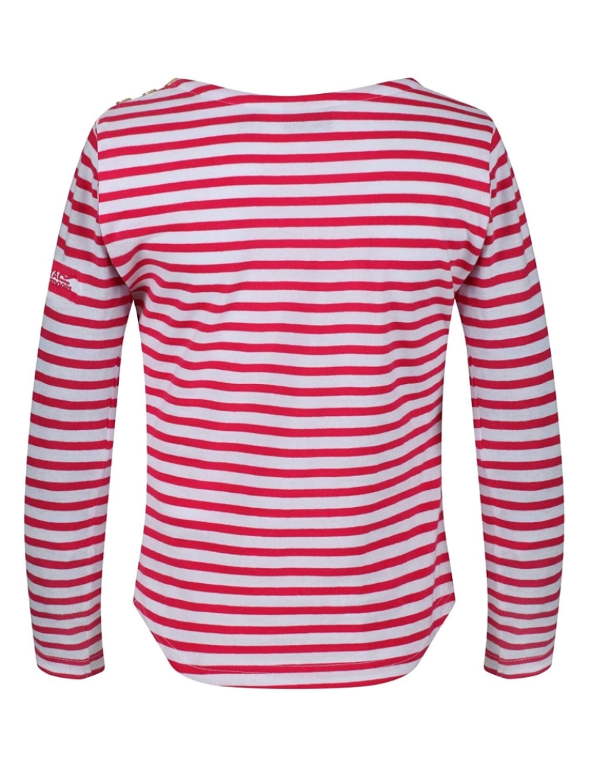 imagem de Regatta Girls Carmella Ii Striped T-shirt de manga comprida2