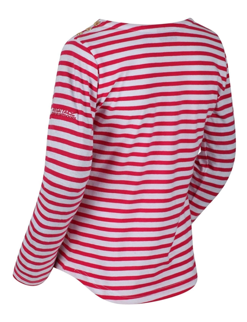 imagem de Regatta Girls Carmella Ii Striped T-shirt de manga comprida3