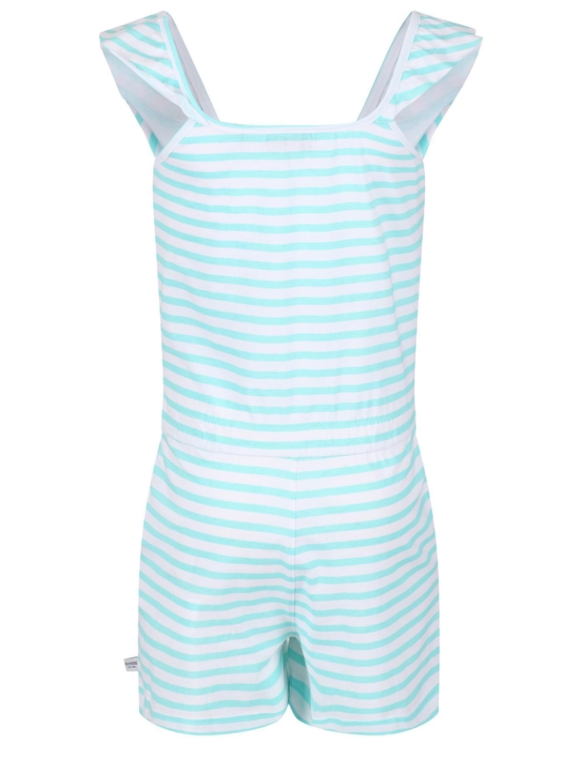 imagem de Regatta Girls Dorsey Stripe Ruffle Playsuit2