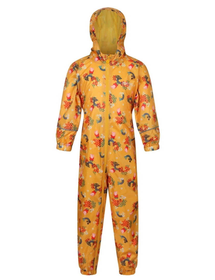 imagem de Regatta Crianças/Kids Pobble Peppa Pig Floral impermeável Puddle Suit1