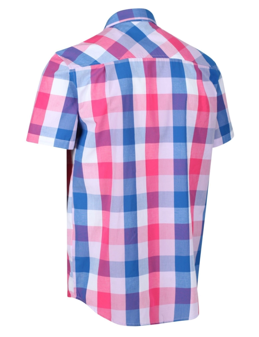 imagem de Regatta Mens Ramiel Checked camisa de manga curta3