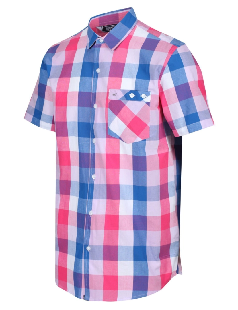 imagem de Regatta Mens Ramiel Checked camisa de manga curta4