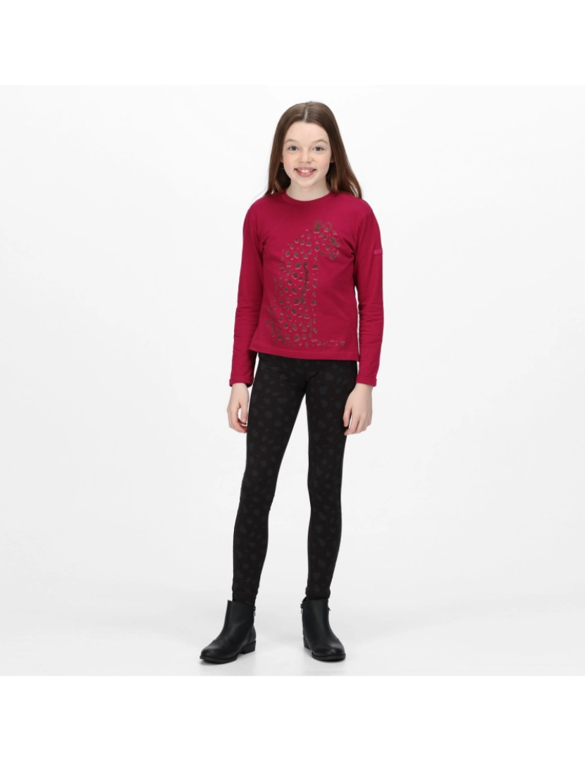 imagem de Regatta Crianças/Kids Wenbie Ii Leopard T-Shirt4