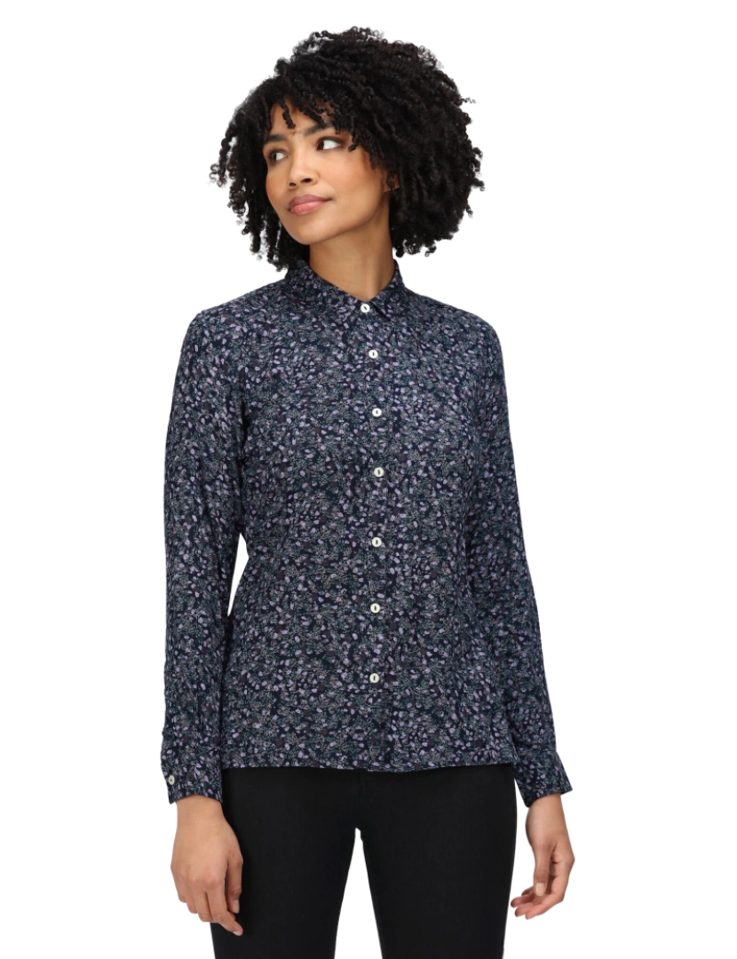 imagem de Regatta Womens/Ladies Marilee Camisa Floral1