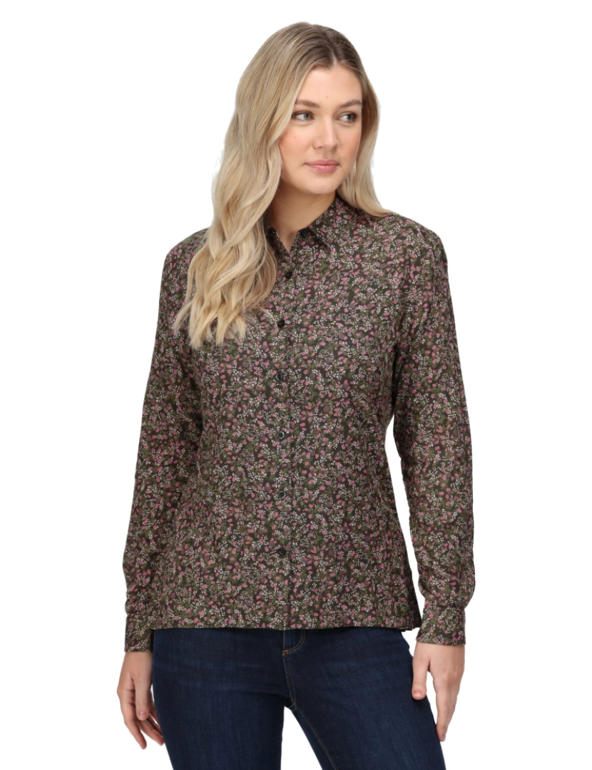 imagem de Regatta Womens/Ladies Marilee Camisa Floral1