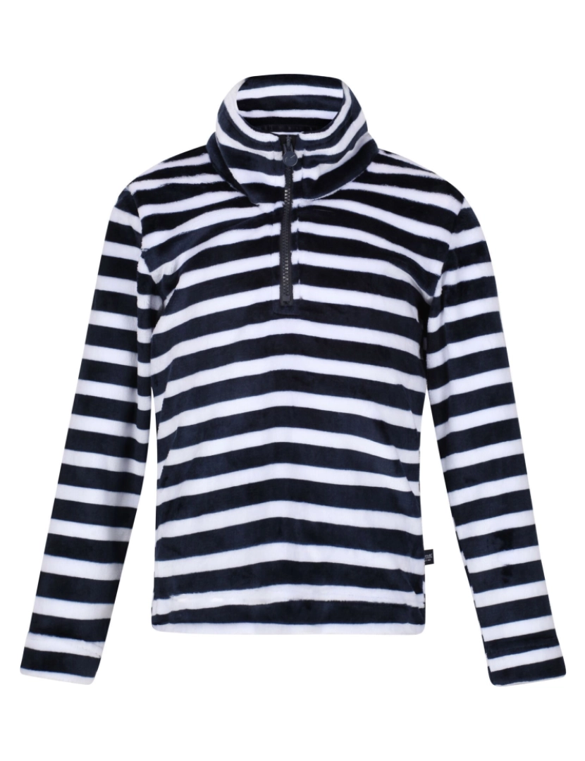 imagem de Regatta Crianças/Kids Kamailie Stripe metade Zip Fleece1