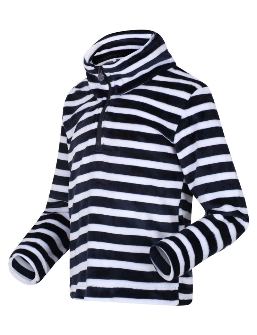 imagem de Regatta Crianças/Kids Kamailie Stripe metade Zip Fleece4