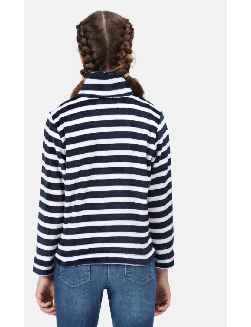 imagem de Regatta Crianças/Kids Kamailie Stripe metade Zip Fleece6