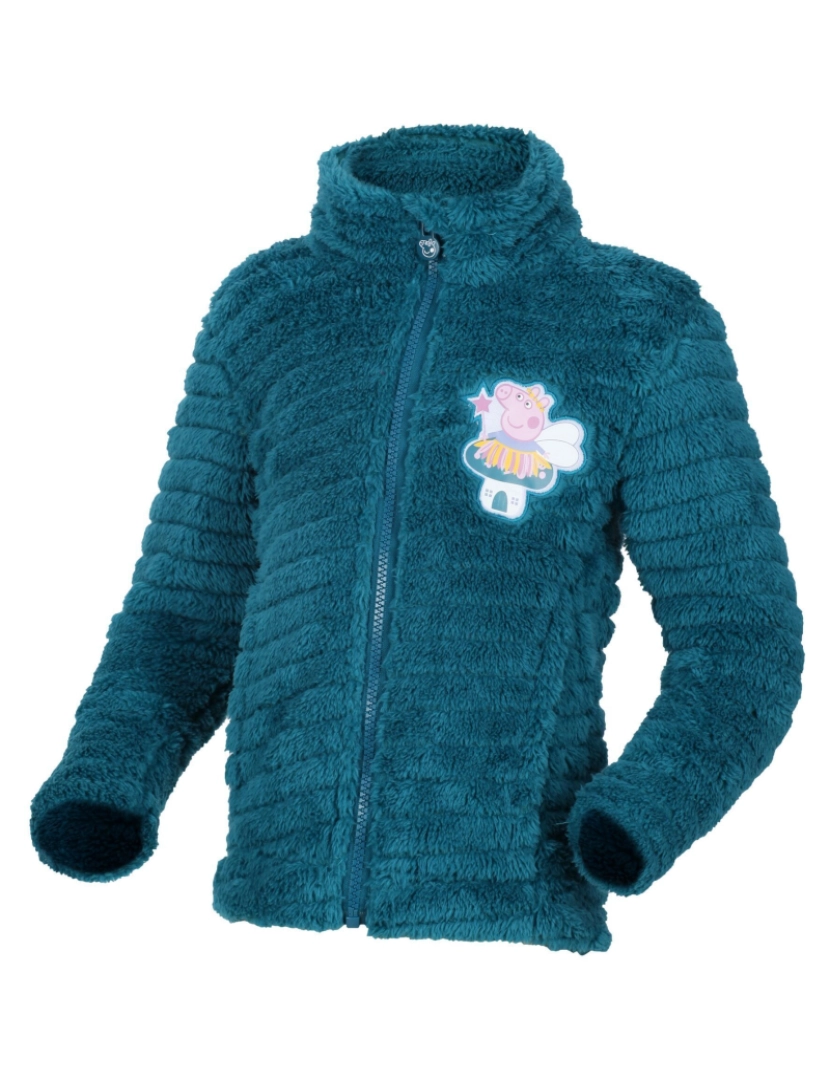 imagem de Regatta Crianças/Kids Peppa Pig Fluffy Full Zip Fleece Jacket4