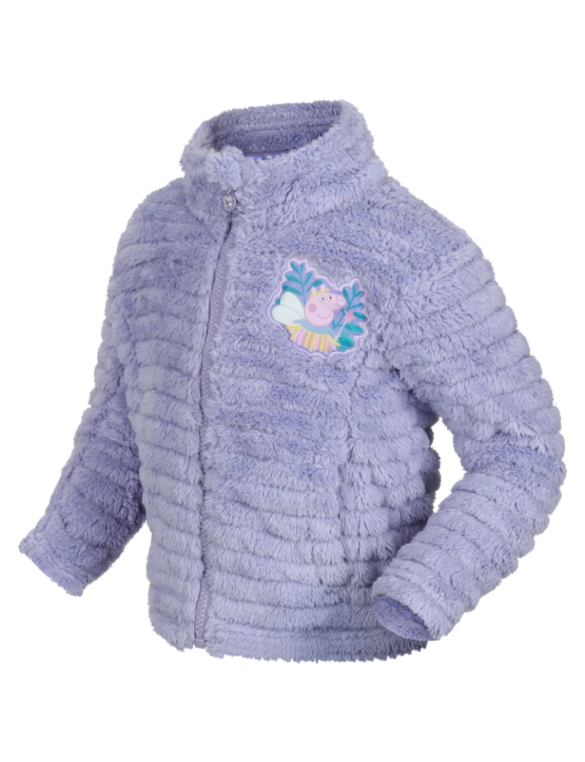 imagem de Regatta Crianças/Kids Peppa Pig Fluffy Full Zip Fleece Jacket4