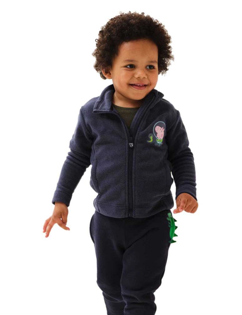 imagem de Regatta Crianças/Kids Peppa Pig Fluffy Full Zip Fleece Jacket1