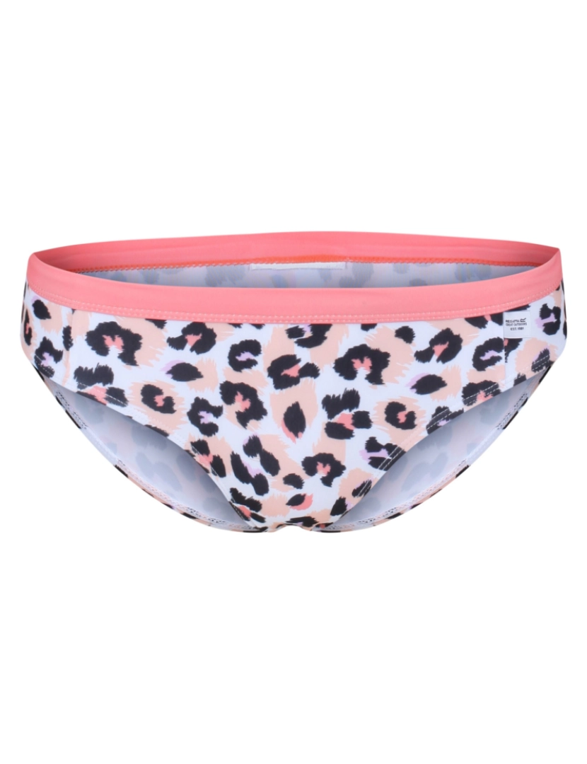 imagem de Regatta Girls Hosanna Leopard Print Swim Briefs1