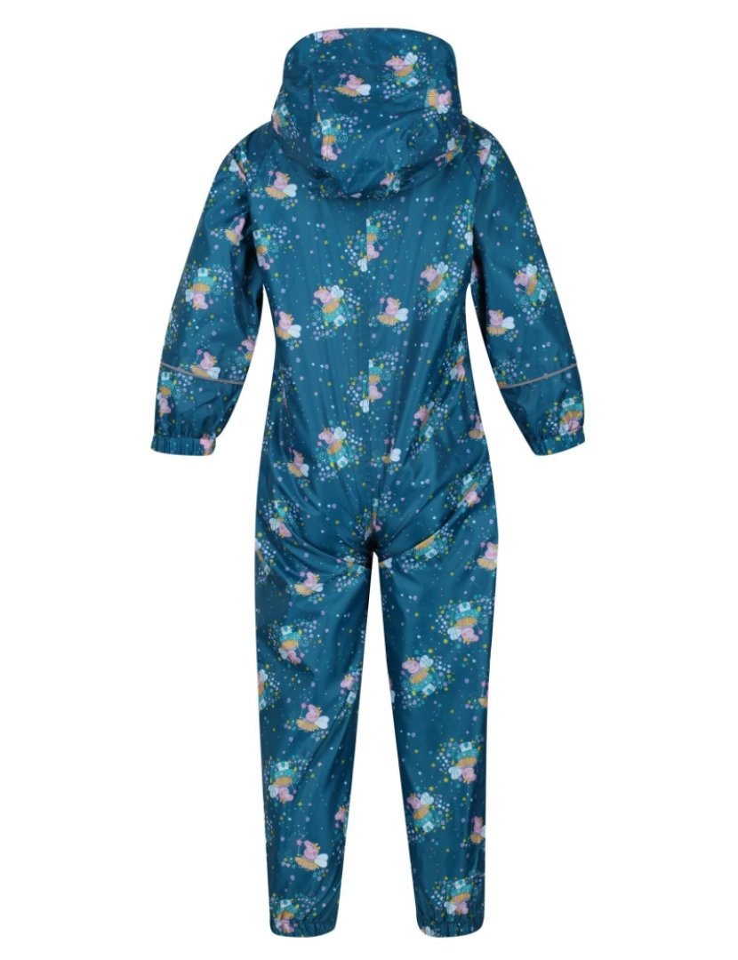 imagem de Regatta Crianças/Kids Pobble Peppa Porco Snowsuit impermeável2