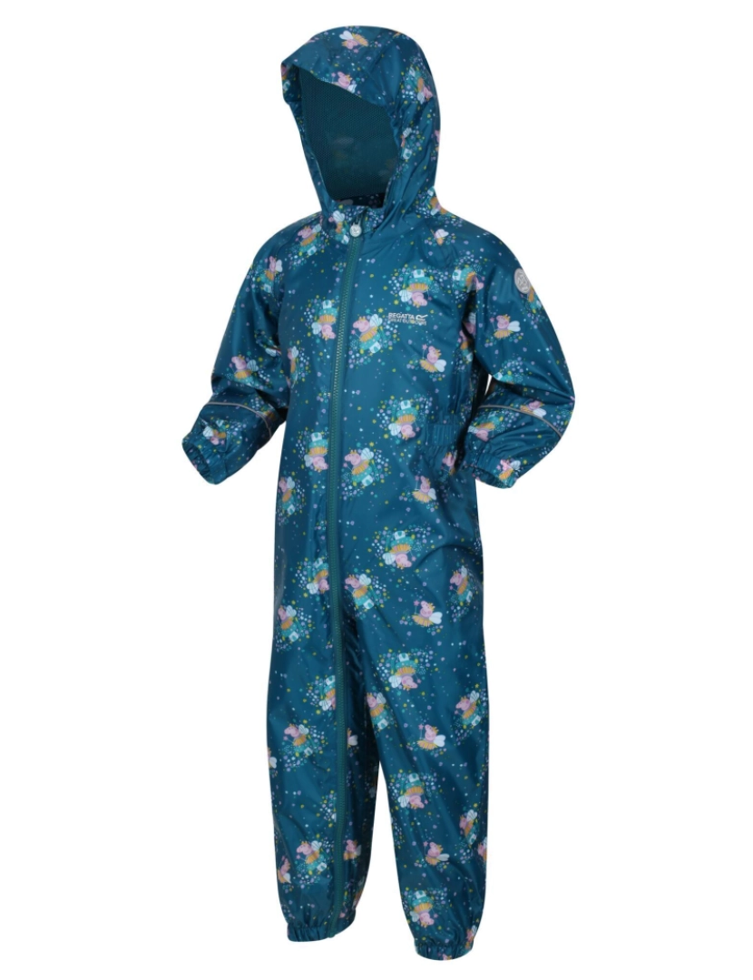 imagem de Regatta Crianças/Kids Pobble Peppa Porco Snowsuit impermeável4