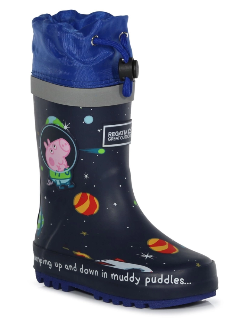 imagem de Regatta Crianças/Kids Peppa Pig Space Wellington Botas1