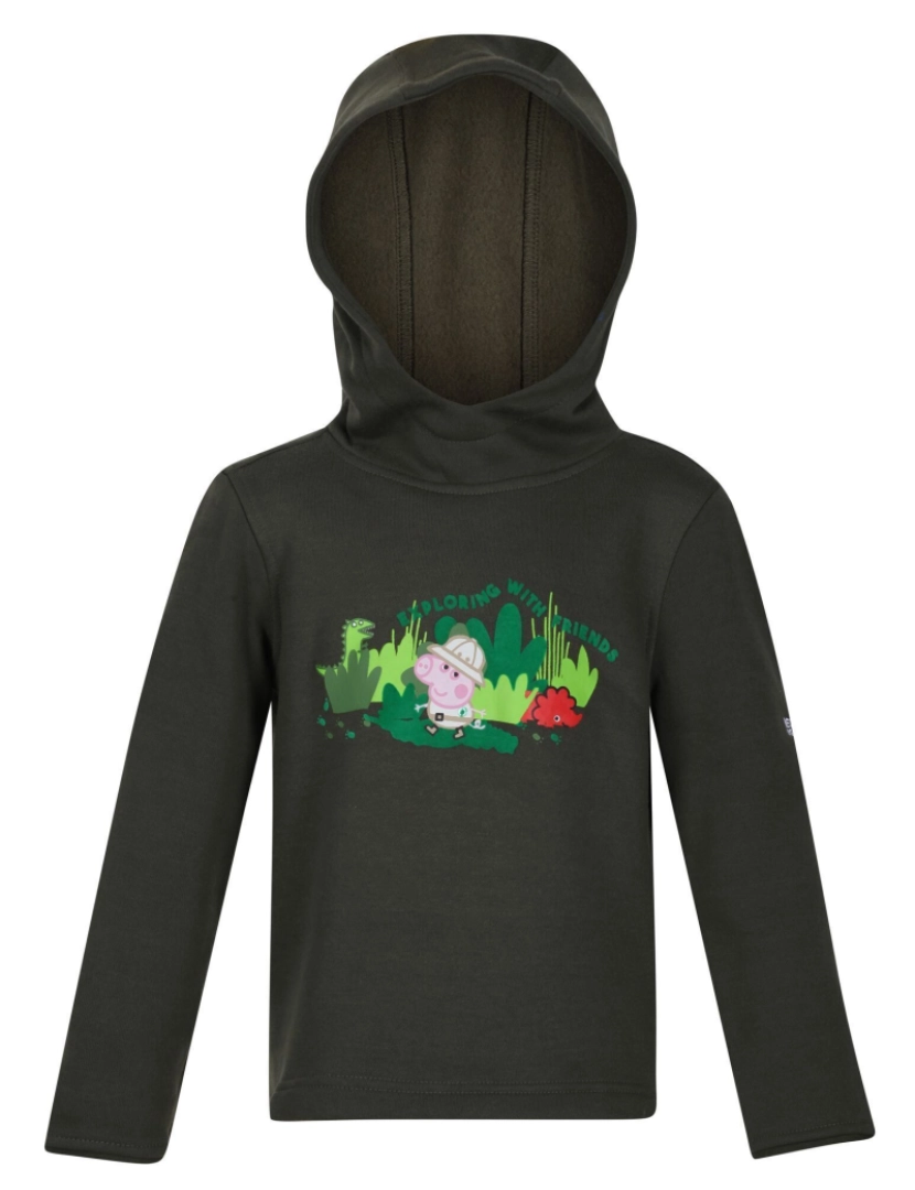 imagem de Regatta Crianças/Kids Peppa Porco Hoodie de selva1