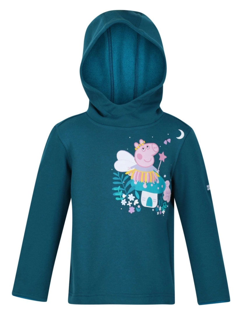 imagem de Regatta Crianças/Kids Peppa Cogumelo de porco Hoodie1