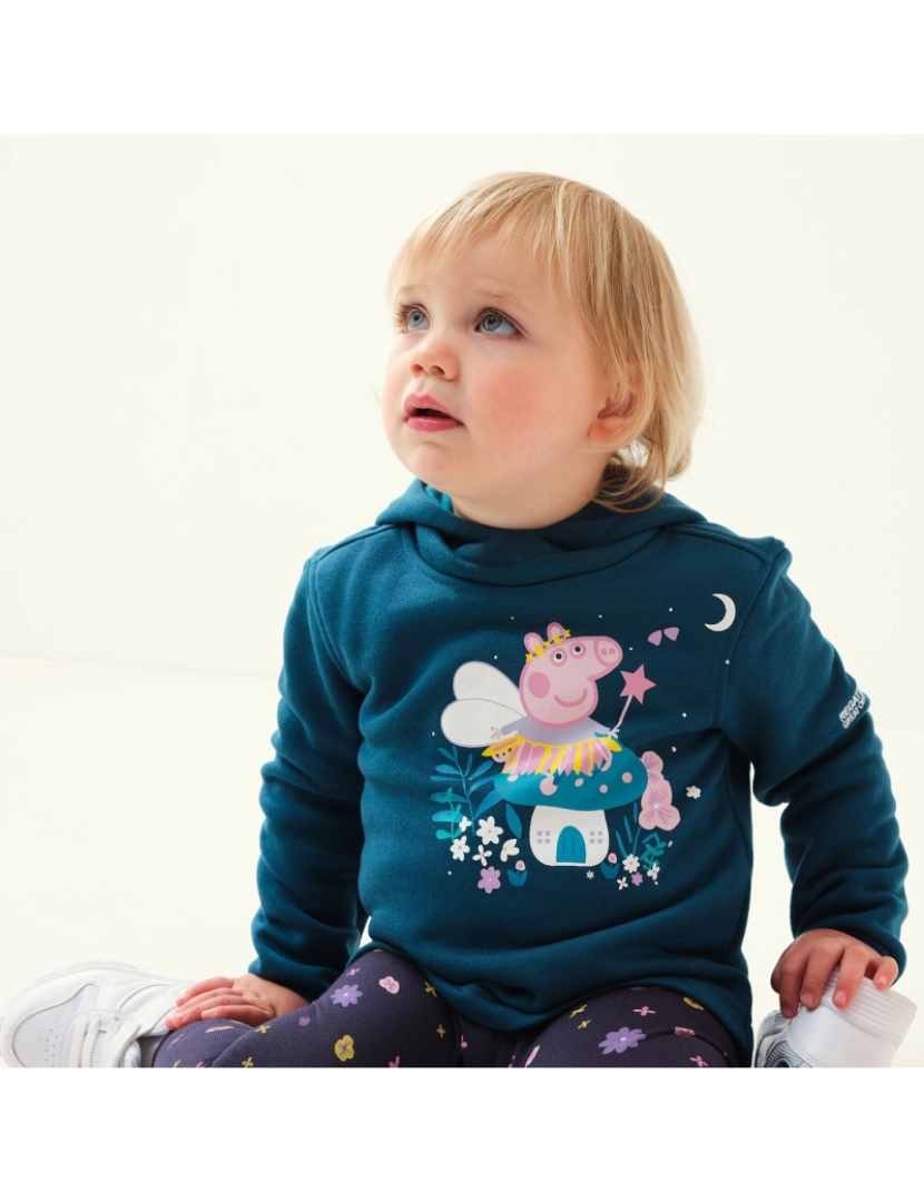 imagem de Regatta Crianças/Kids Peppa Cogumelo de porco Hoodie5