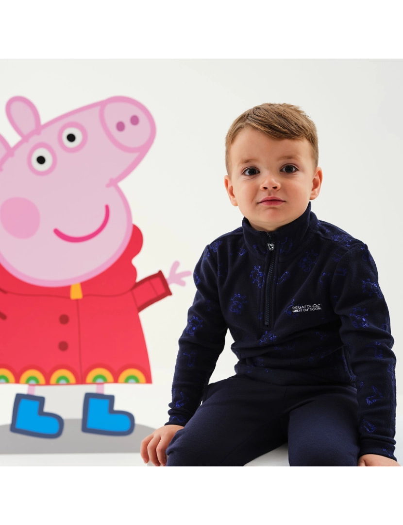 imagem de Regatta Crianças/Kids Peppa Pig impresso Fleece Top5