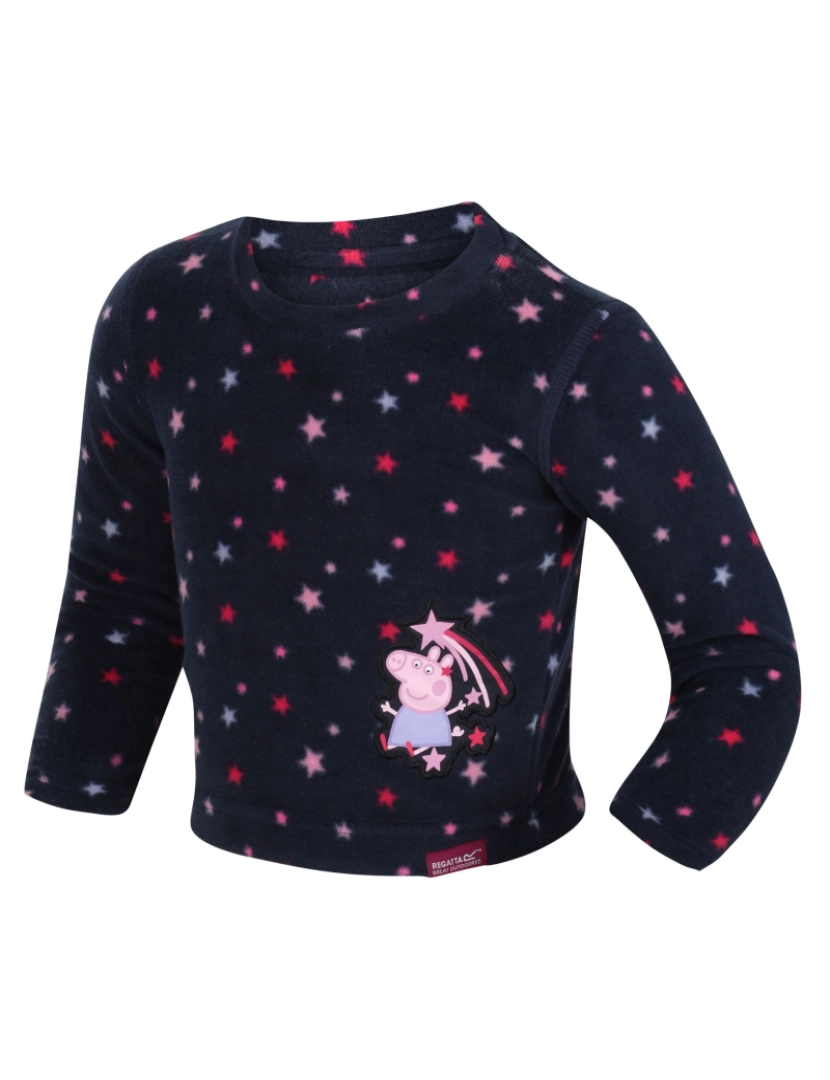 imagem de Regatta Crianças/Kids Cosy Peppa Porco Estrelas T-shirt e Leggings Set2