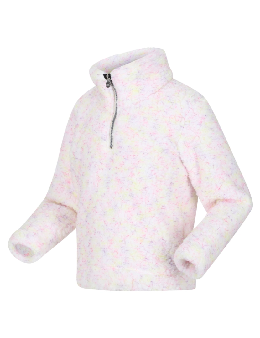 imagem de Regatta Crianças/Kids Kamailie Fluffy metade Zip Fleece4