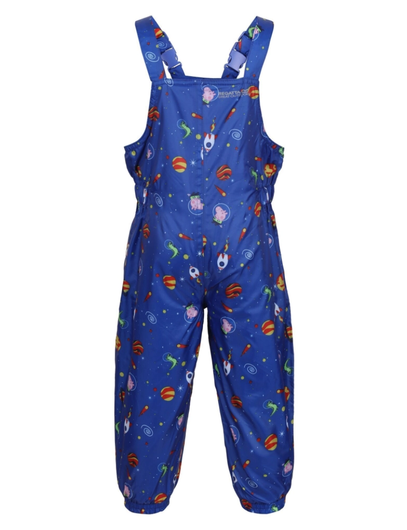 imagem de Regatta Crianças/Kids Peppa Porco Cosmic Lineado Dungarees2