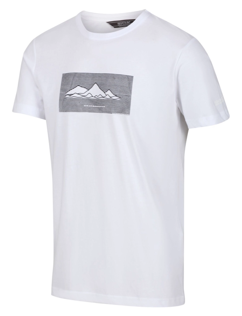 imagem de Regatta Mens Breezed Montanha T-shirt4