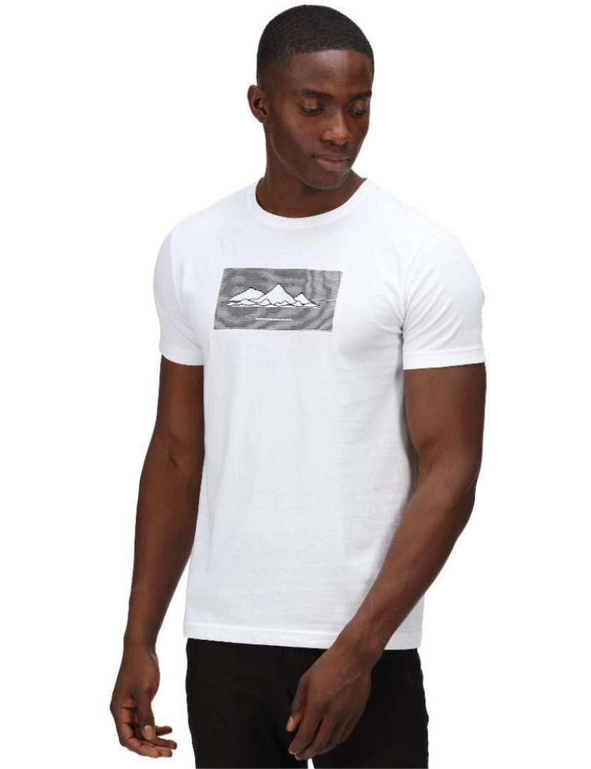 imagem de Regatta Mens Breezed Montanha T-shirt6