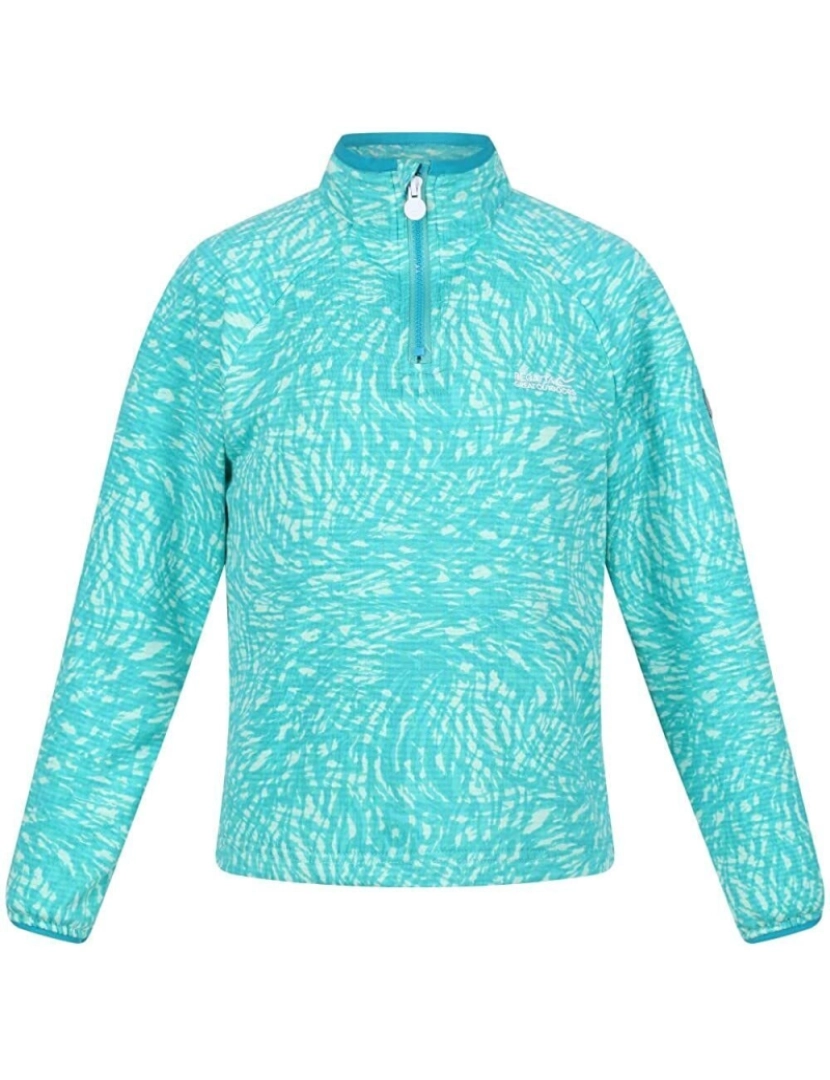 imagem de Regatta Crianças/Kids Highton Animal Print Half Zip Fleece Top1