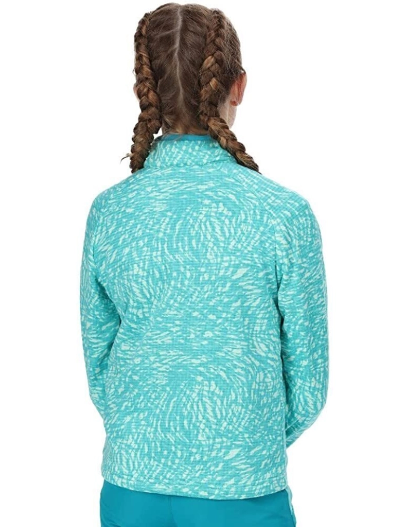 imagem de Regatta Crianças/Kids Highton Animal Print Half Zip Fleece Top3