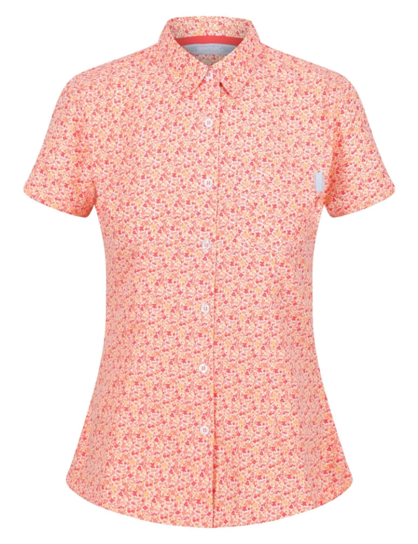 imagem de Regatta Womens/Ladies Mindano Vi Daisy Camisa de manga curta1