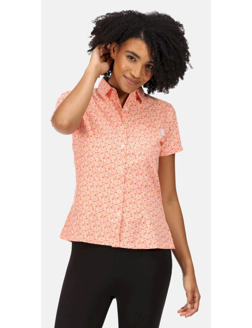 imagem de Regatta Womens/Ladies Mindano Vi Daisy Camisa de manga curta6