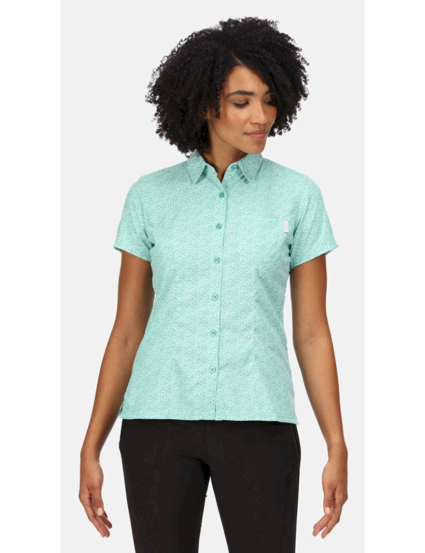 imagem de Regatta Womens/Ladies Mindano Vi Daisy Camisa de manga curta6