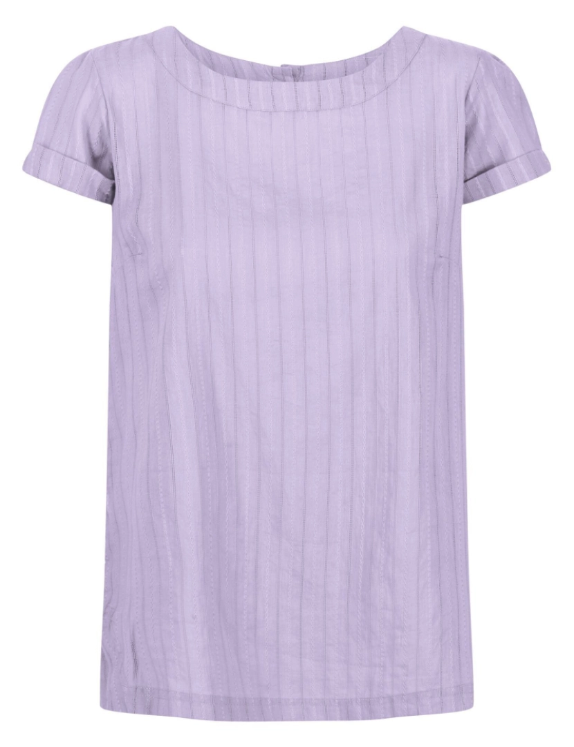 imagem de Regatta Womens/Ladies Jaelynn Dobby algodão t-shirt1