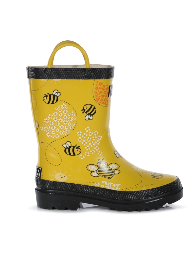 imagem de Regatta Crianças/Kids Minnow Bee Wellington Botas3