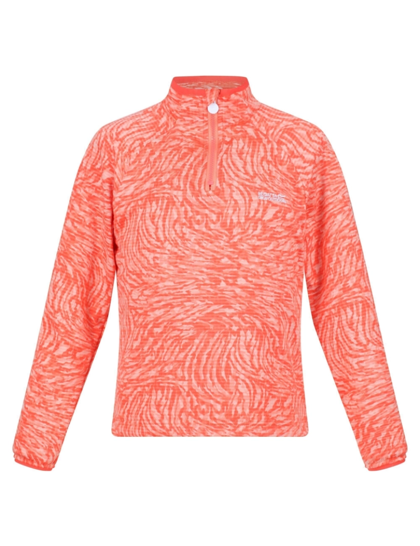 imagem de Regatta Crianças/Kids Highton Animal Print Half Zip Fleece Top1