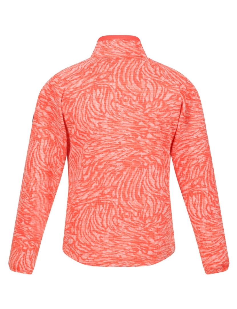 imagem de Regatta Crianças/Kids Highton Animal Print Half Zip Fleece Top2