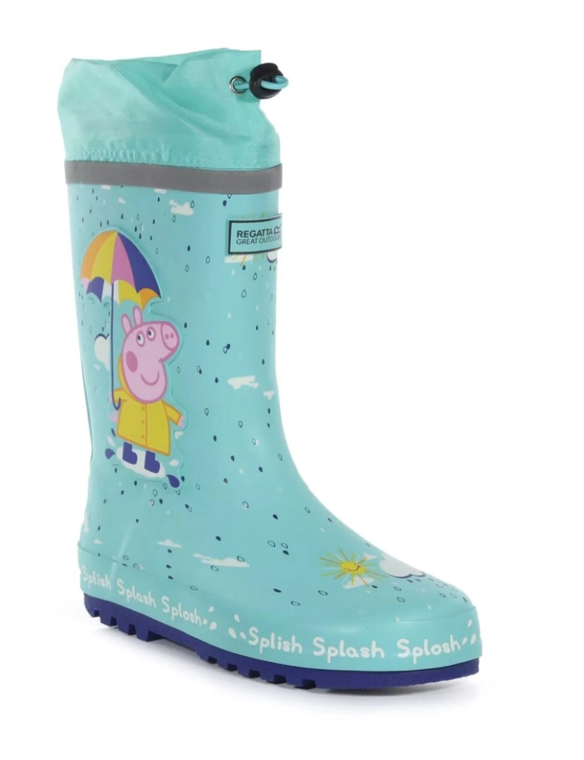 imagem de Regatta Crianças/Kids Peppa Pig Splash Square Wellington Botas1