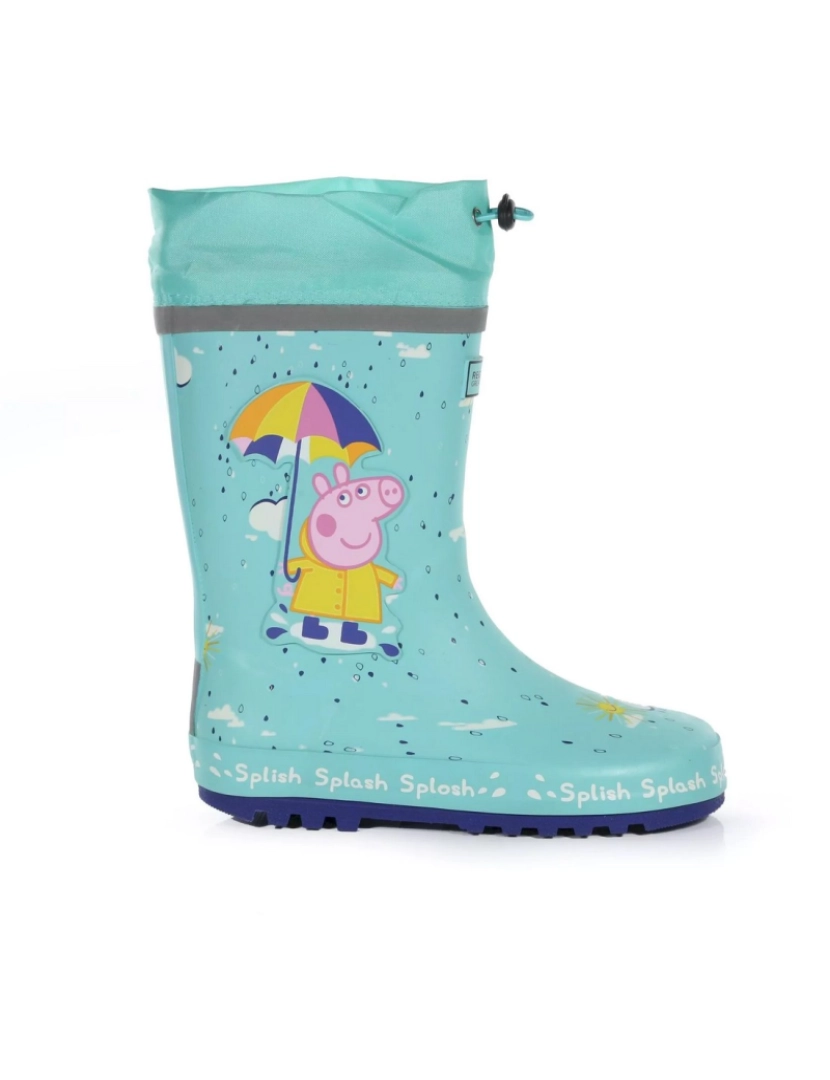 imagem de Regatta Crianças/Kids Peppa Pig Splash Square Wellington Botas3