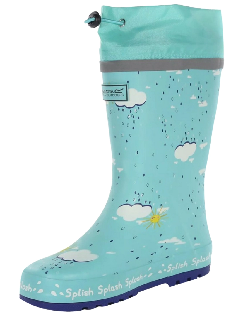 imagem de Regatta Crianças/Kids Peppa Pig Splash Square Wellington Botas4