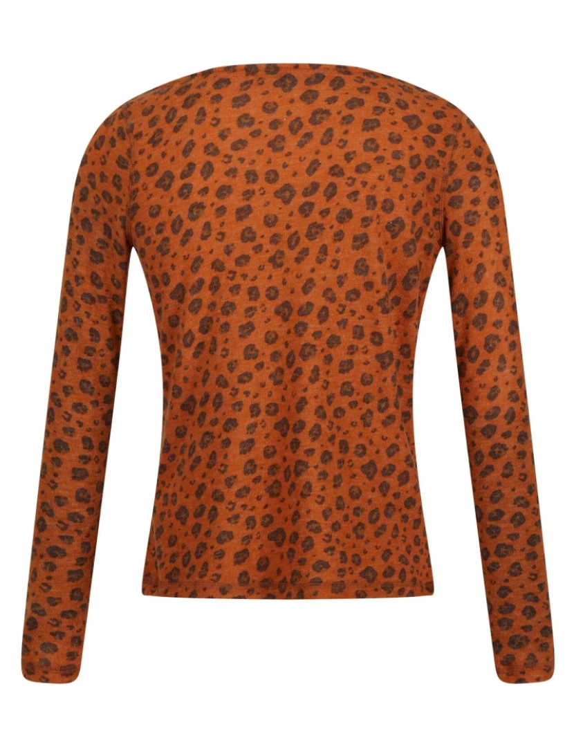 imagem de Regatta Womens/Ladies Frayda Leopard Print Cowl pescoço Top2