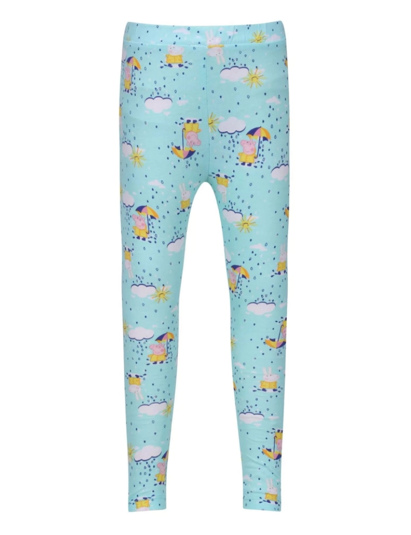 imagem de Regatta Crianças/Kids Raindrop Peppa Pig Leggings (Pack Of 2)3