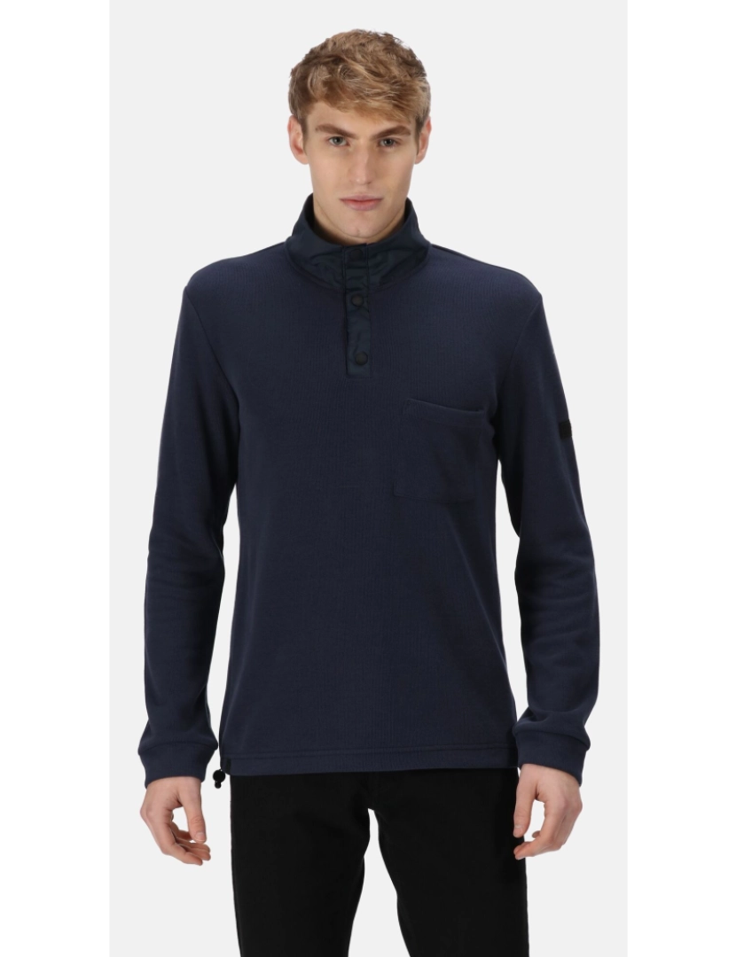 imagem de Regatta Mens Galino Botão detalhe camisola4