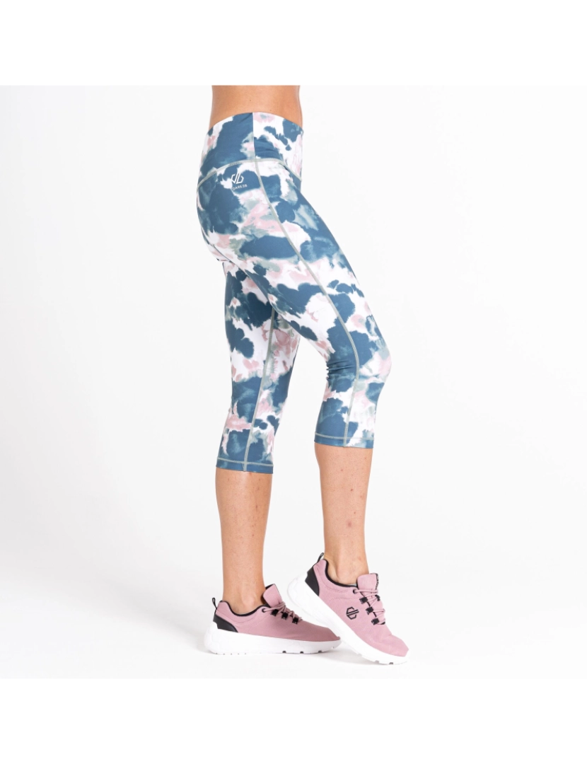 imagem de Dare 2B Mulheres/Ladies Influential reciclado Ink Blot 3/4 Leggings3