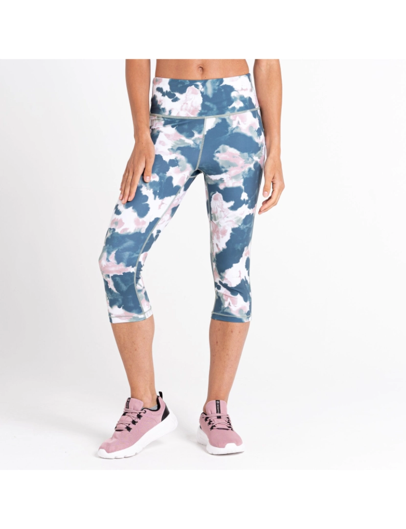 imagem de Dare 2B Mulheres/Ladies Influential reciclado Ink Blot 3/4 Leggings6