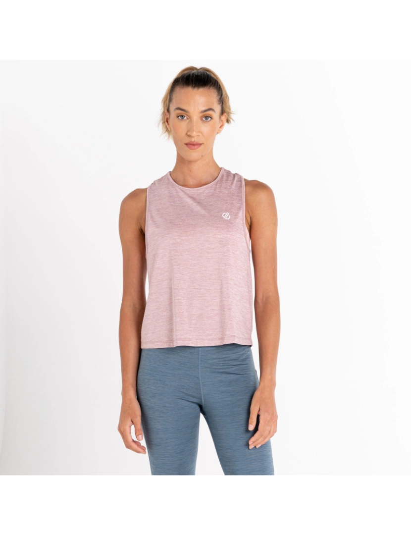 imagem de Dare 2B Mulheres/Ladies Meditate Marl Crop Top4