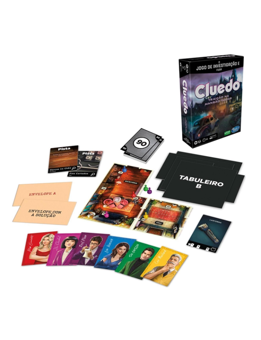 Hasbro - JOGO CLUEDO SERIE ESCAPE F56991900