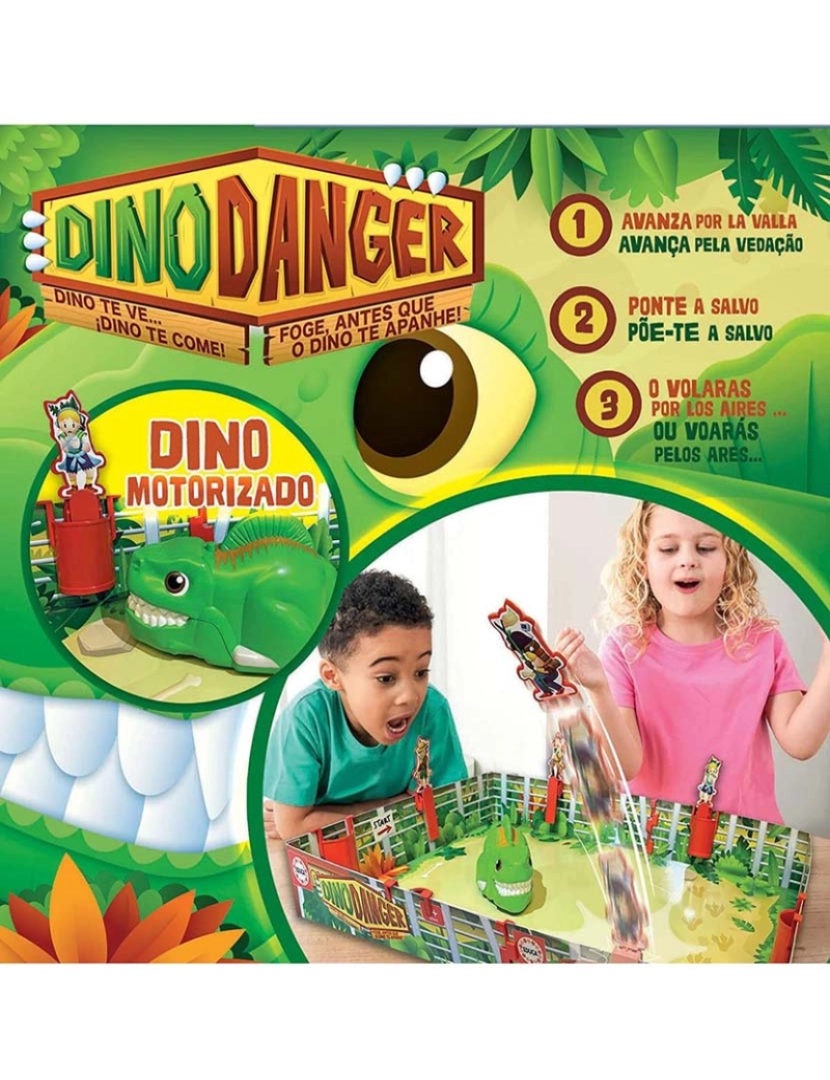 Educa - JOGO DINO DANGER 19450