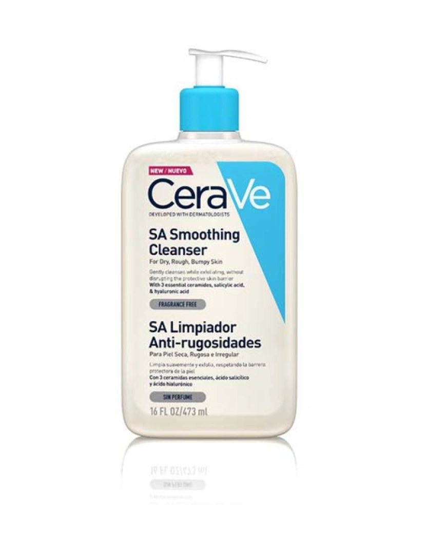 Cerave - Sa Smoothing Cleanser For Dry, Rough, Bumpy Skin 473 Ml